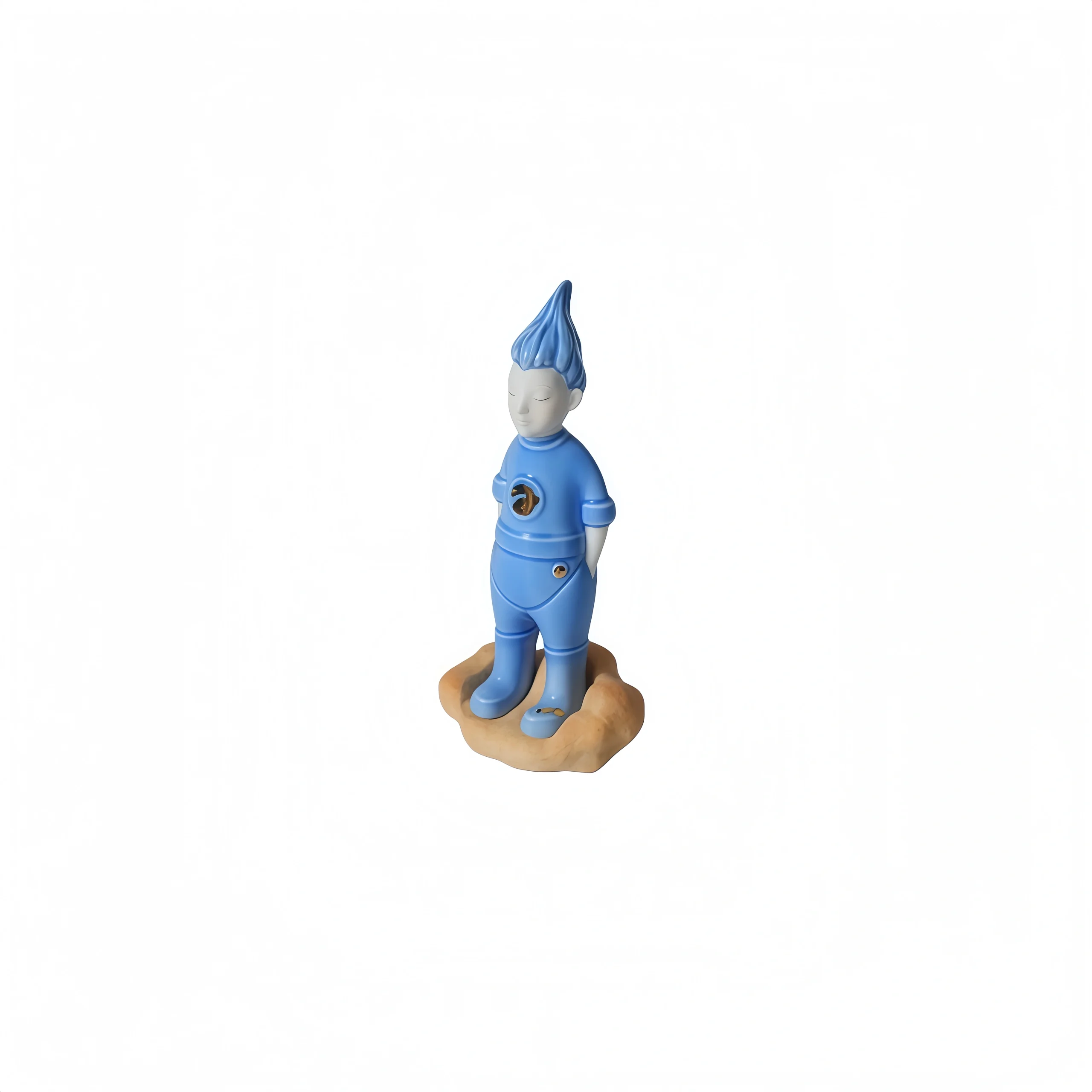 Blue and White Bowl Wind Child