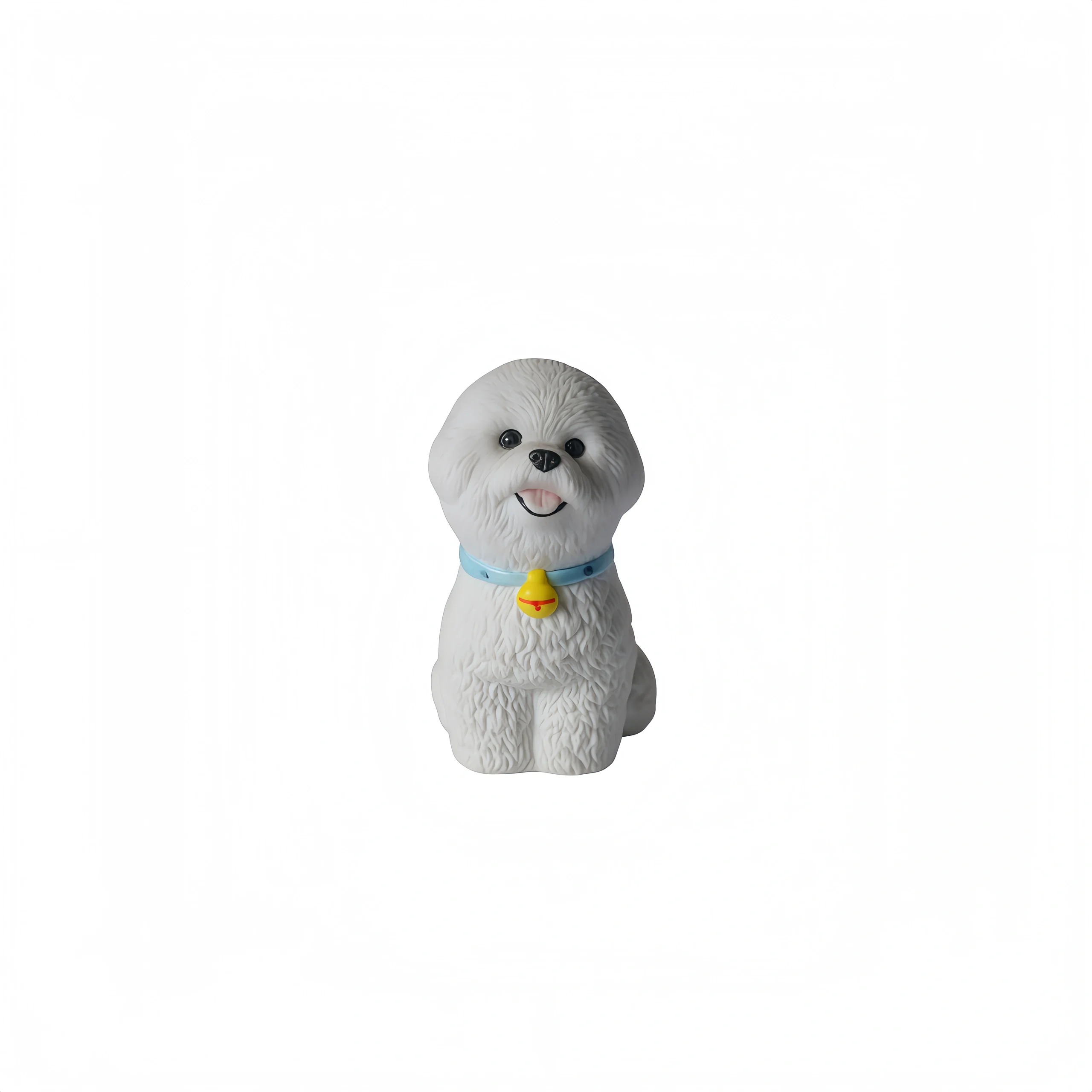 Ceramic Bichon Frise Figurine