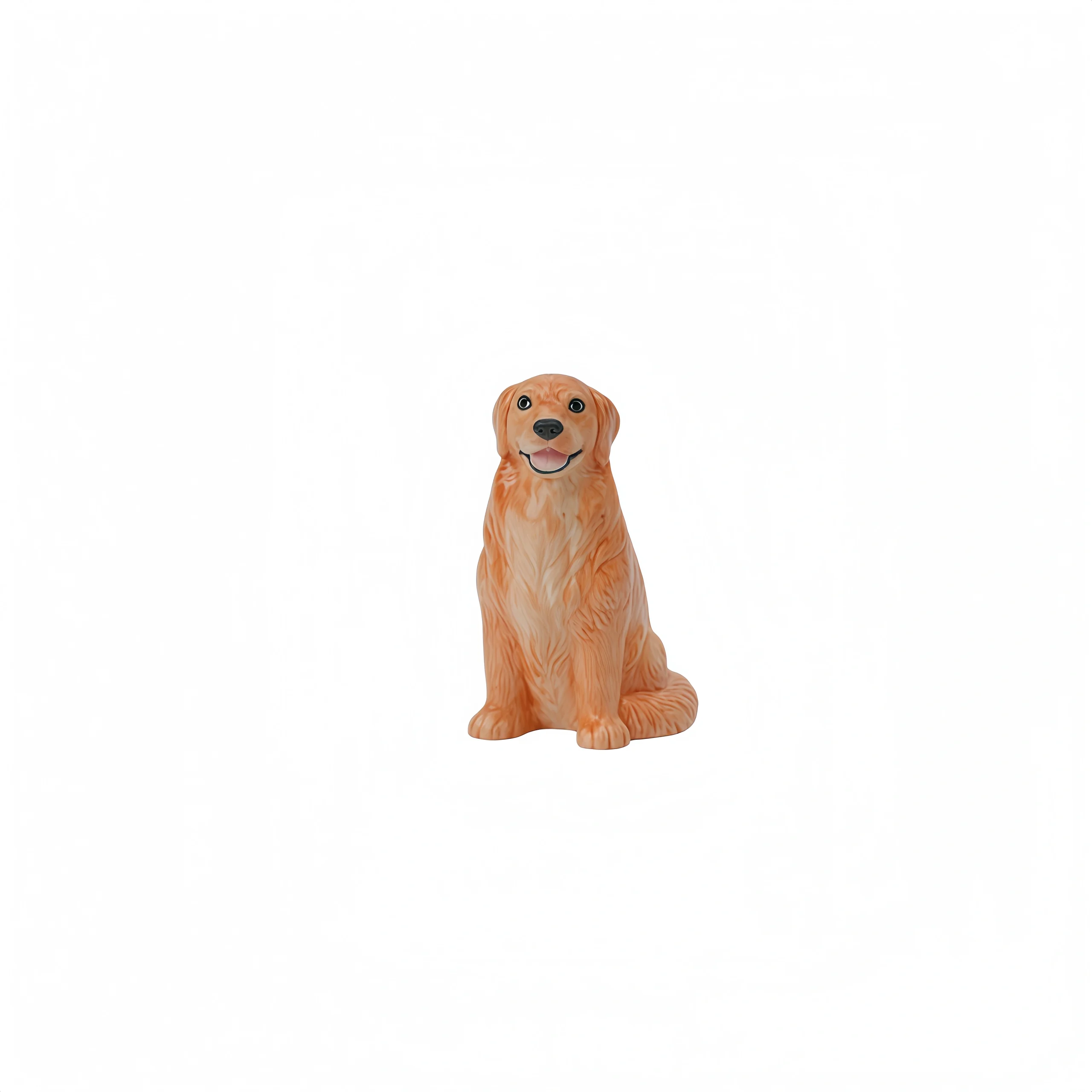 Ceramic Golden Retriever Figurine