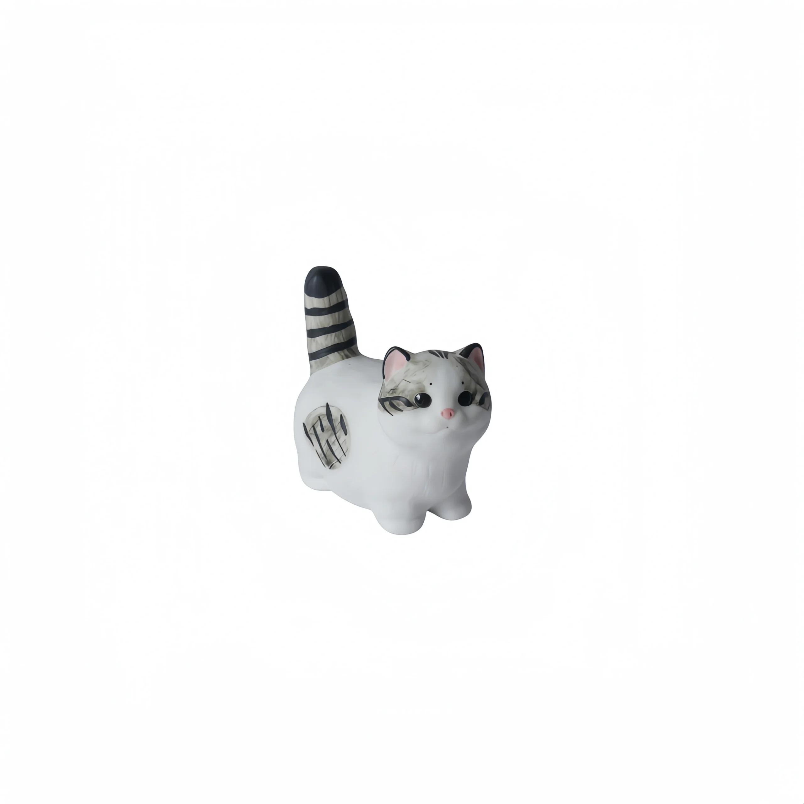 Ceramic Cheese Cat (Standing) Figurine