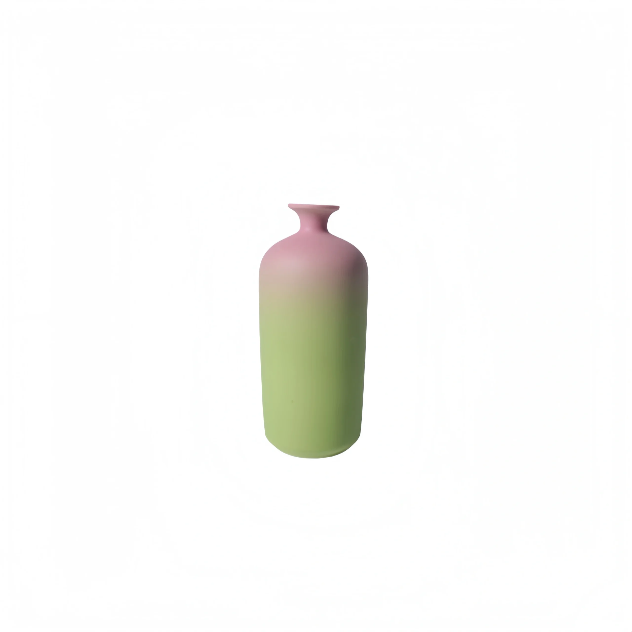 Pink-Green Gradient Vase