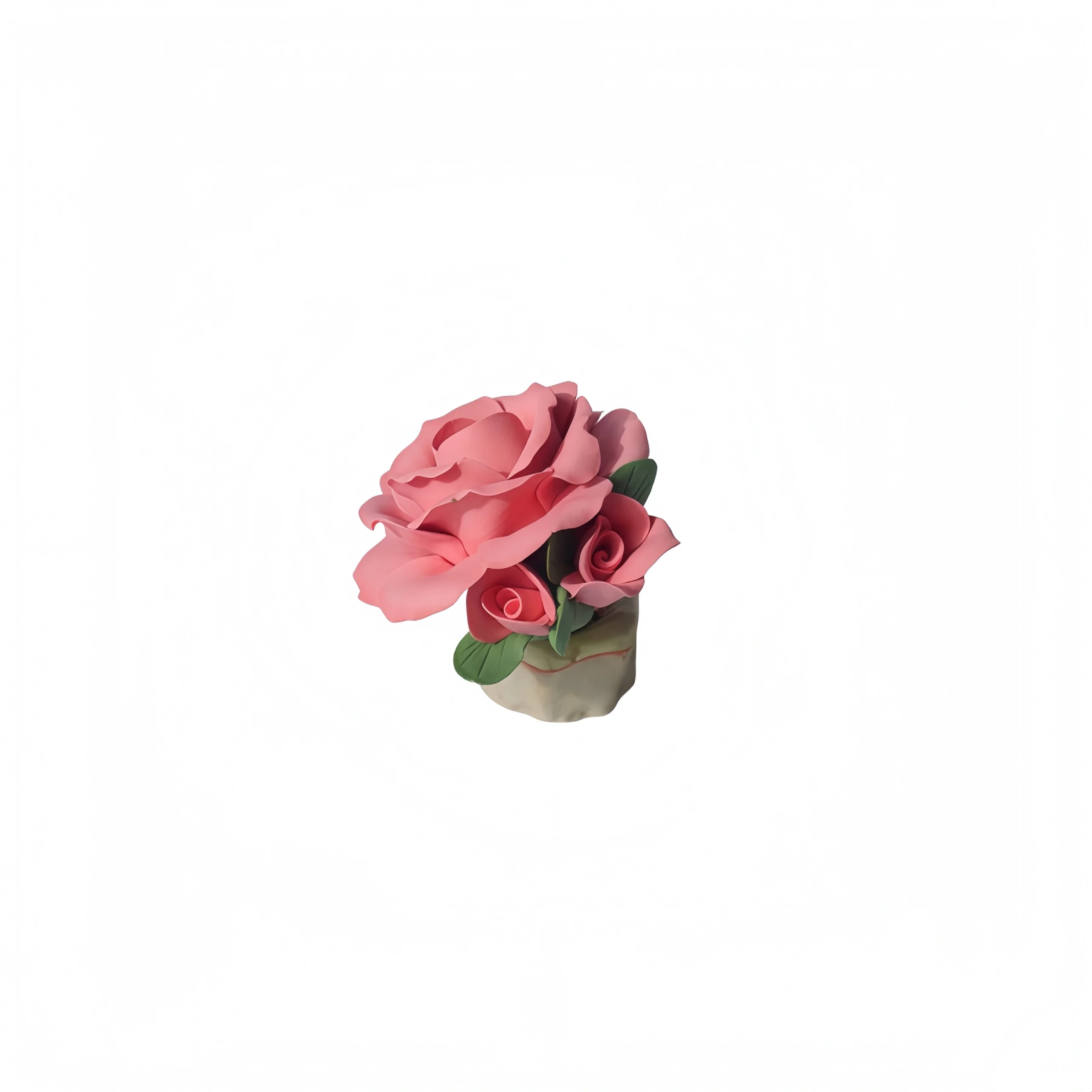 Rose Flower Figurine