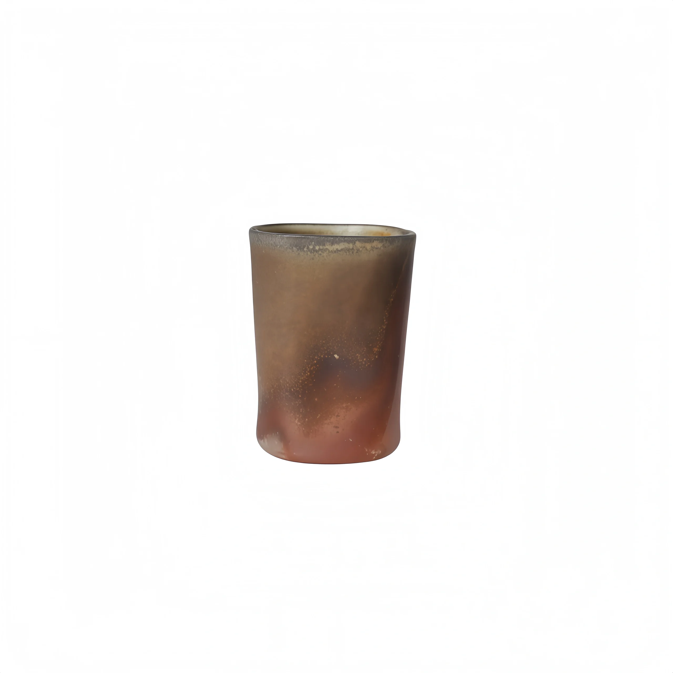 Wood-Fired Rust-Patina Straight Cup