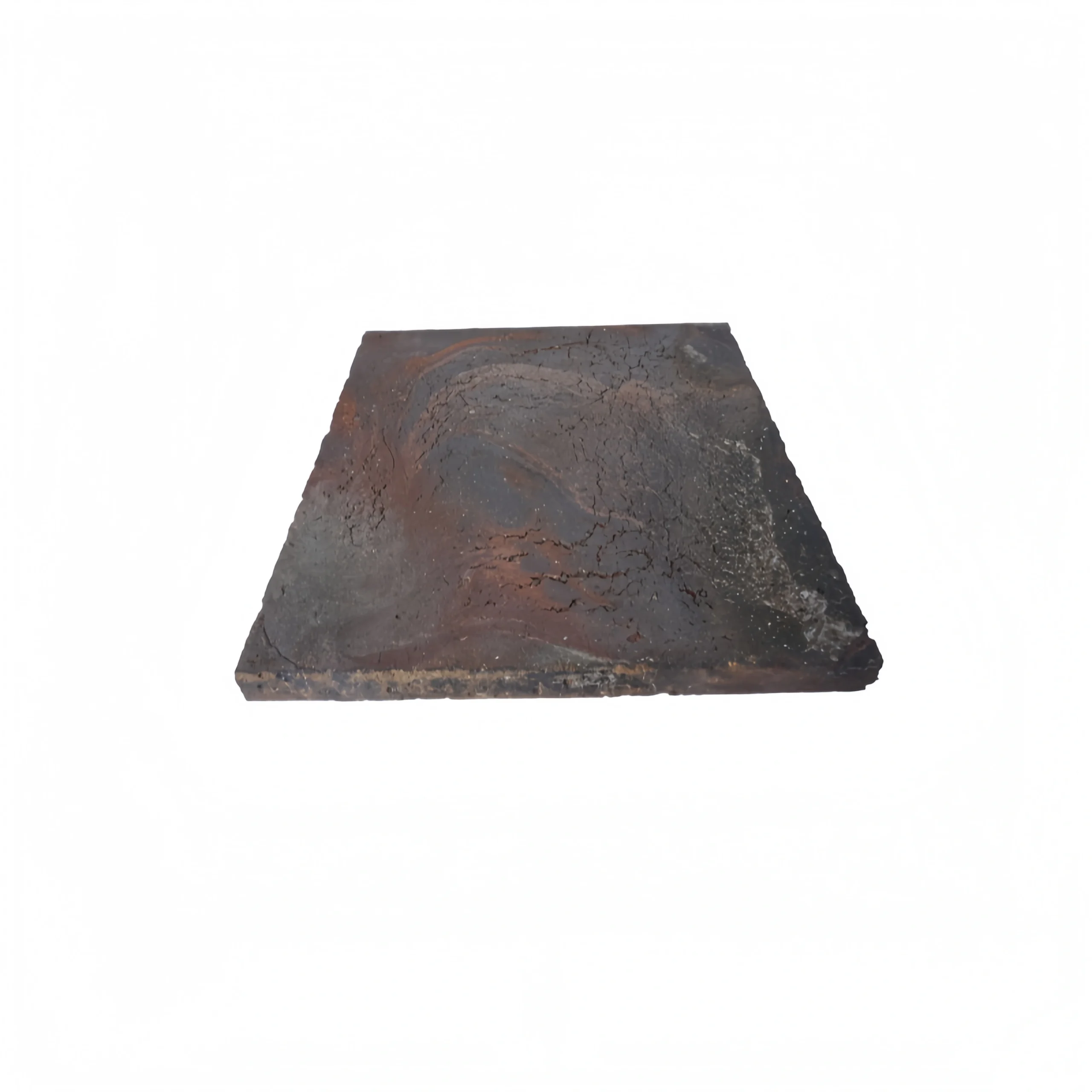 Wood-Fired Rust-Patina Square Mat