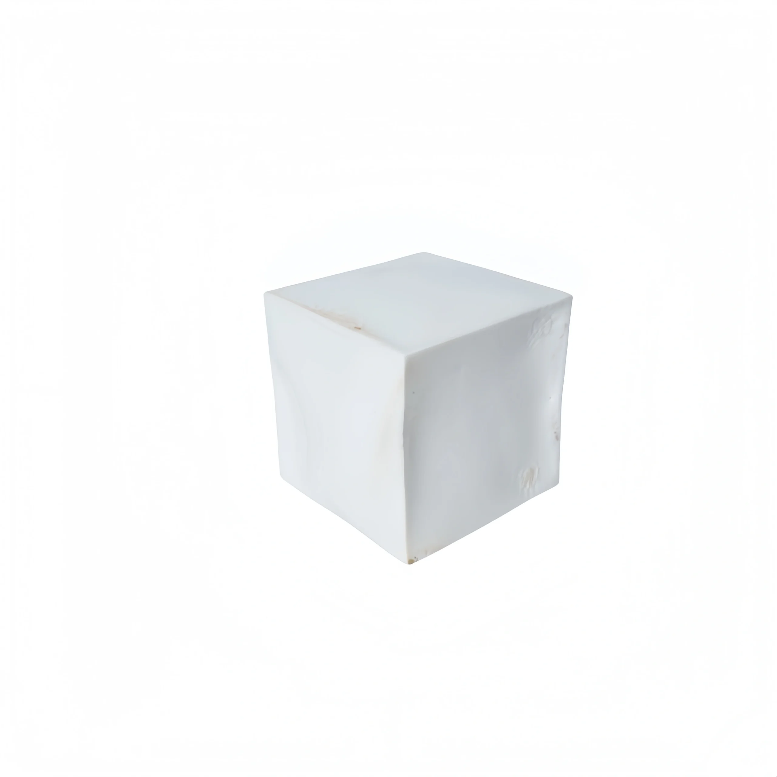 White Ceramic Cube