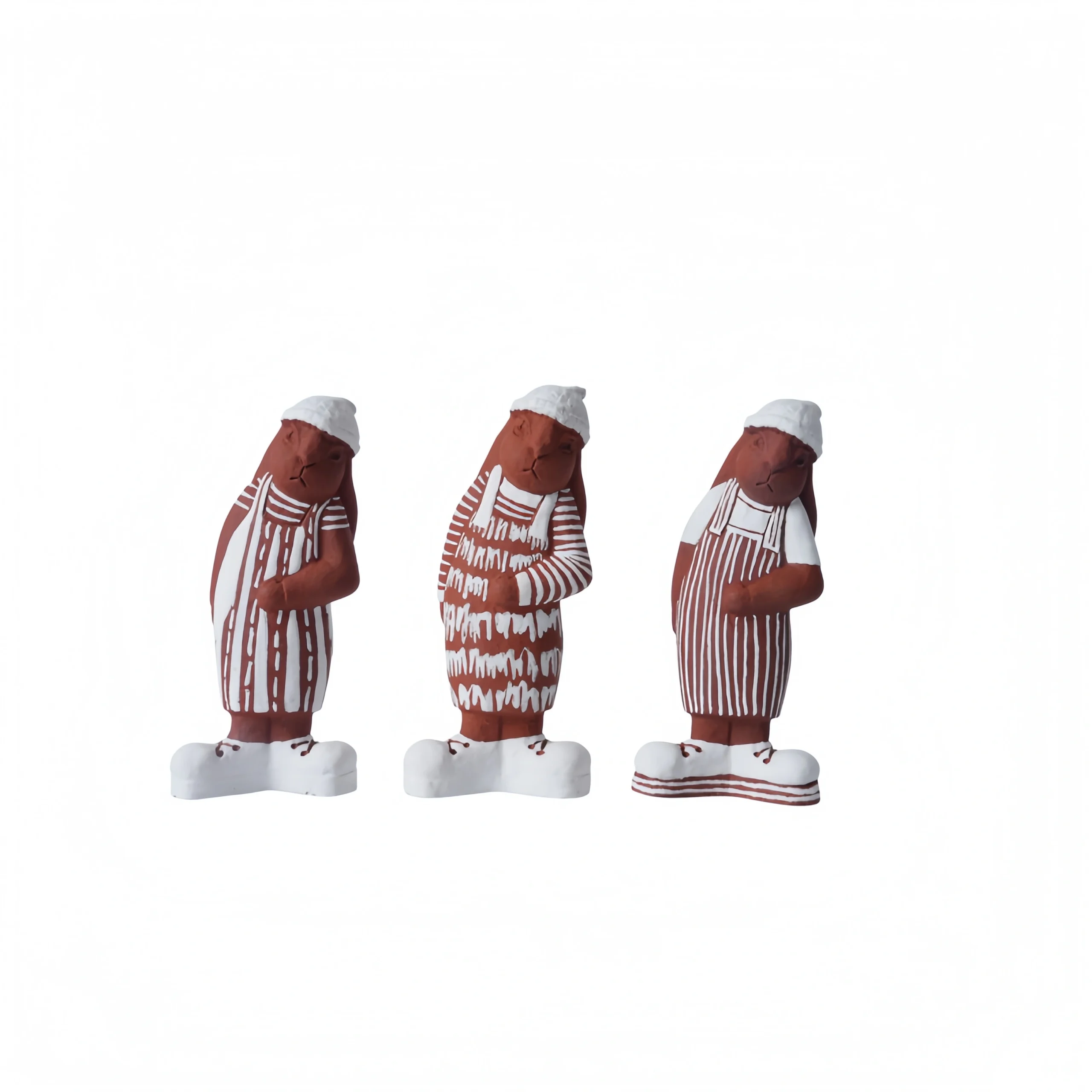 Tilting Bunny Figurine