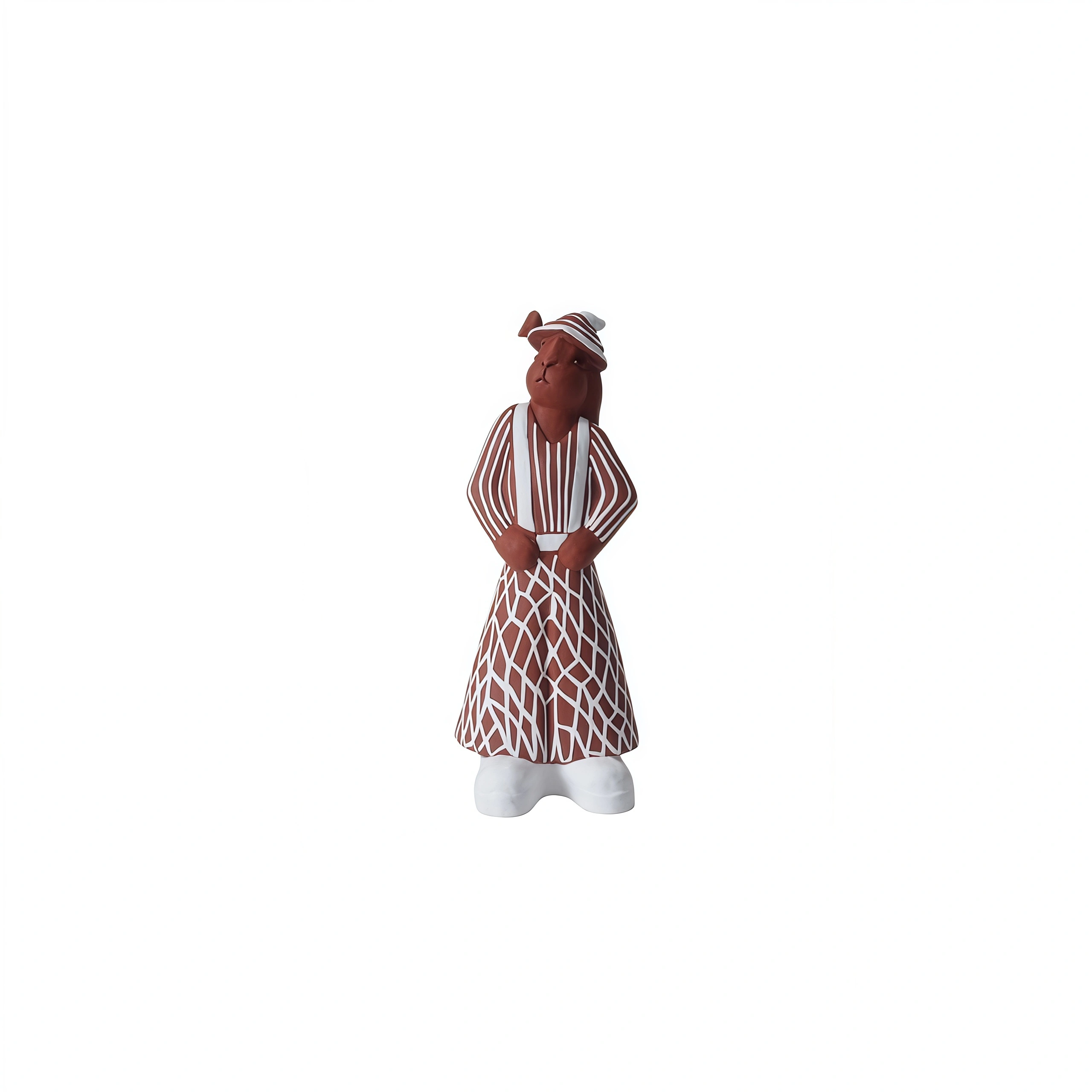 Dungarees Bunny Figurine