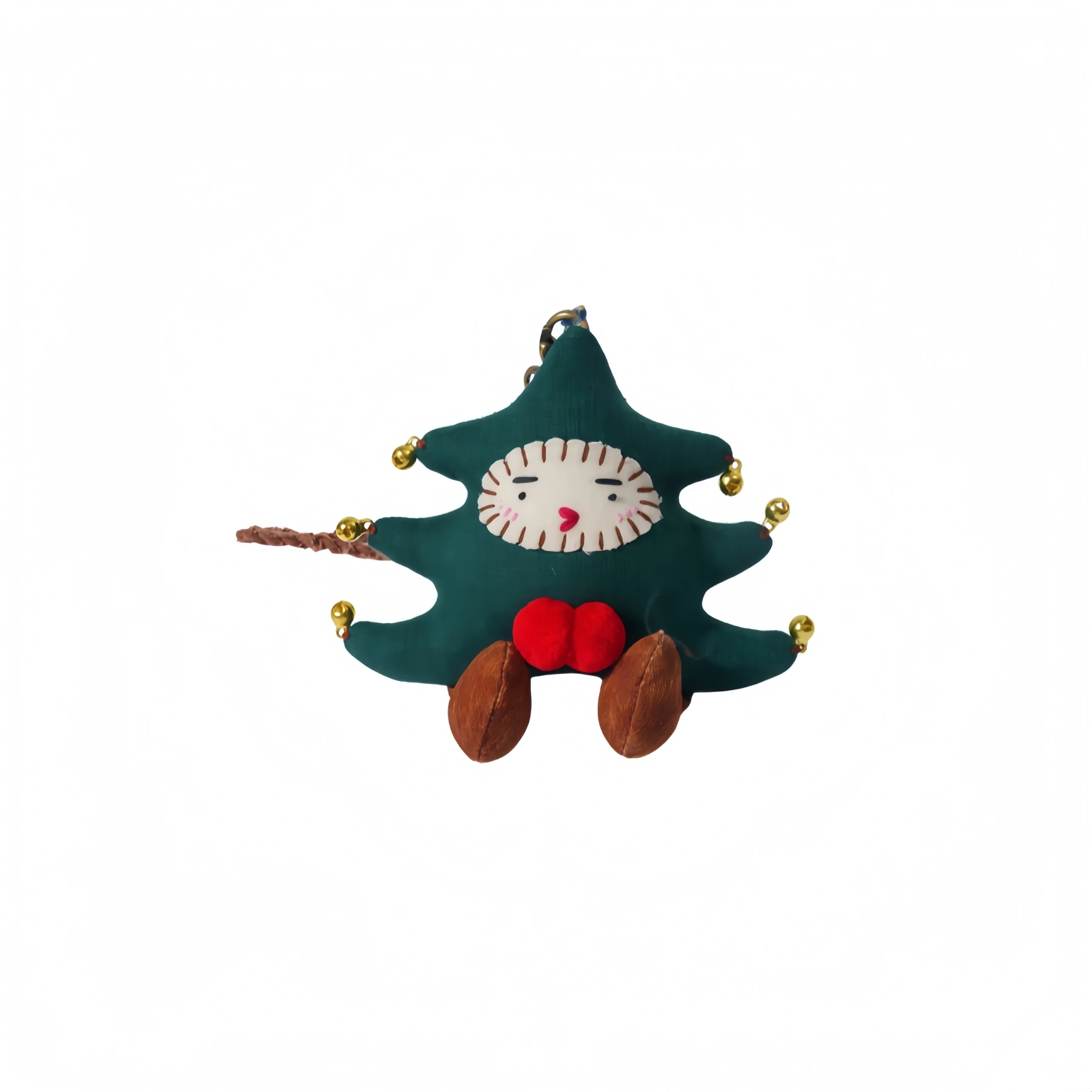 Dark Green Christmas Tree Ornament