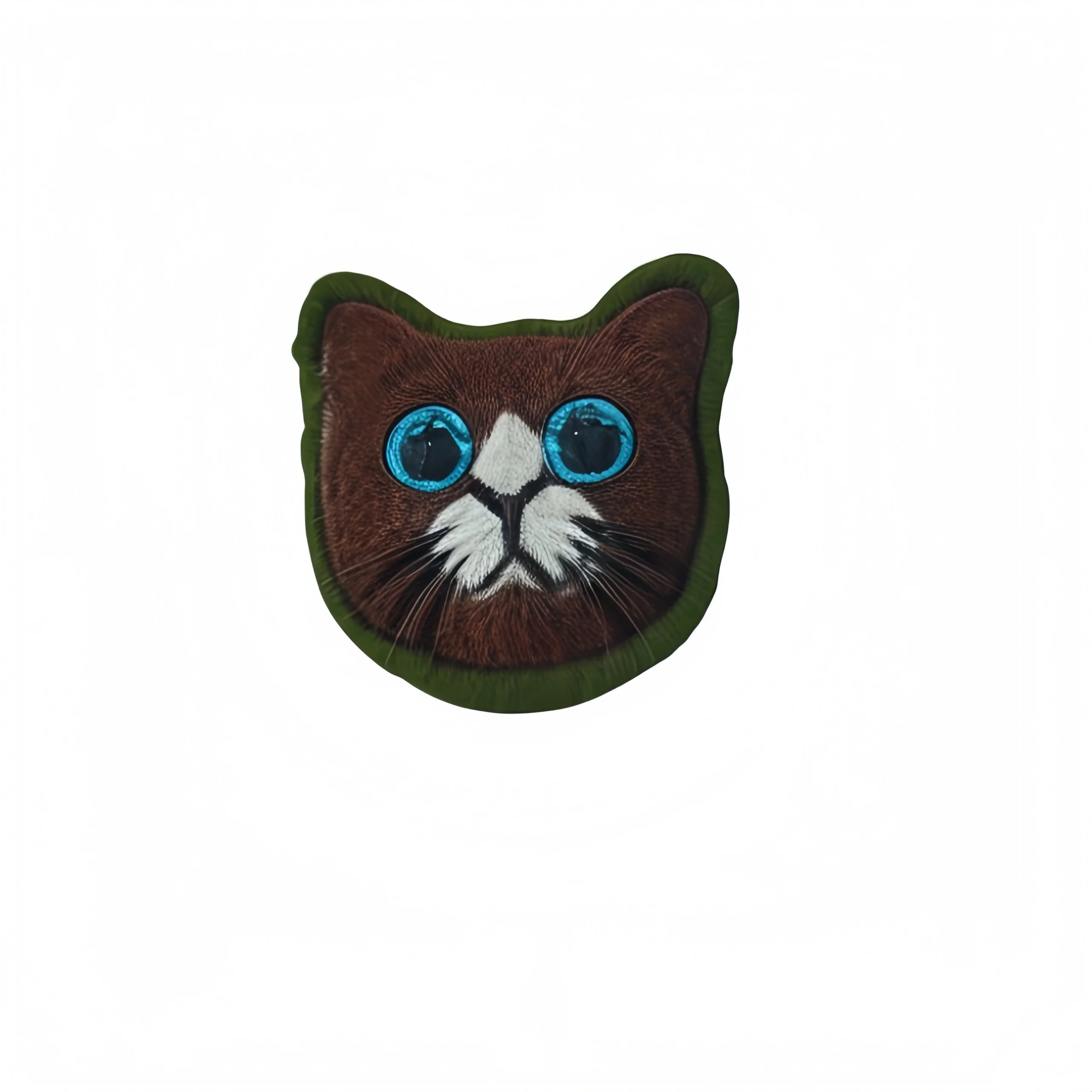 Brown Little Cat Brooch
