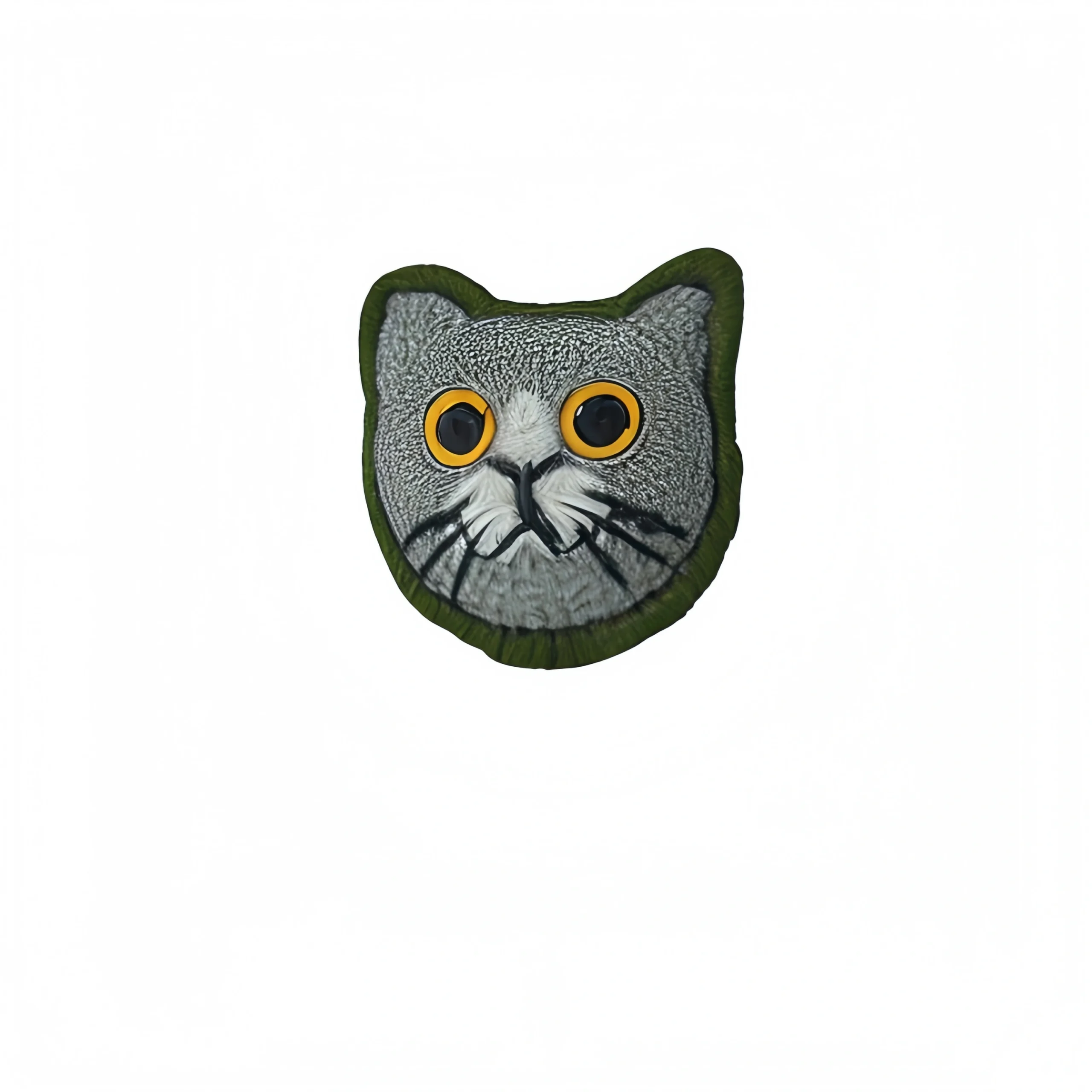 Gray Little Cat Brooch