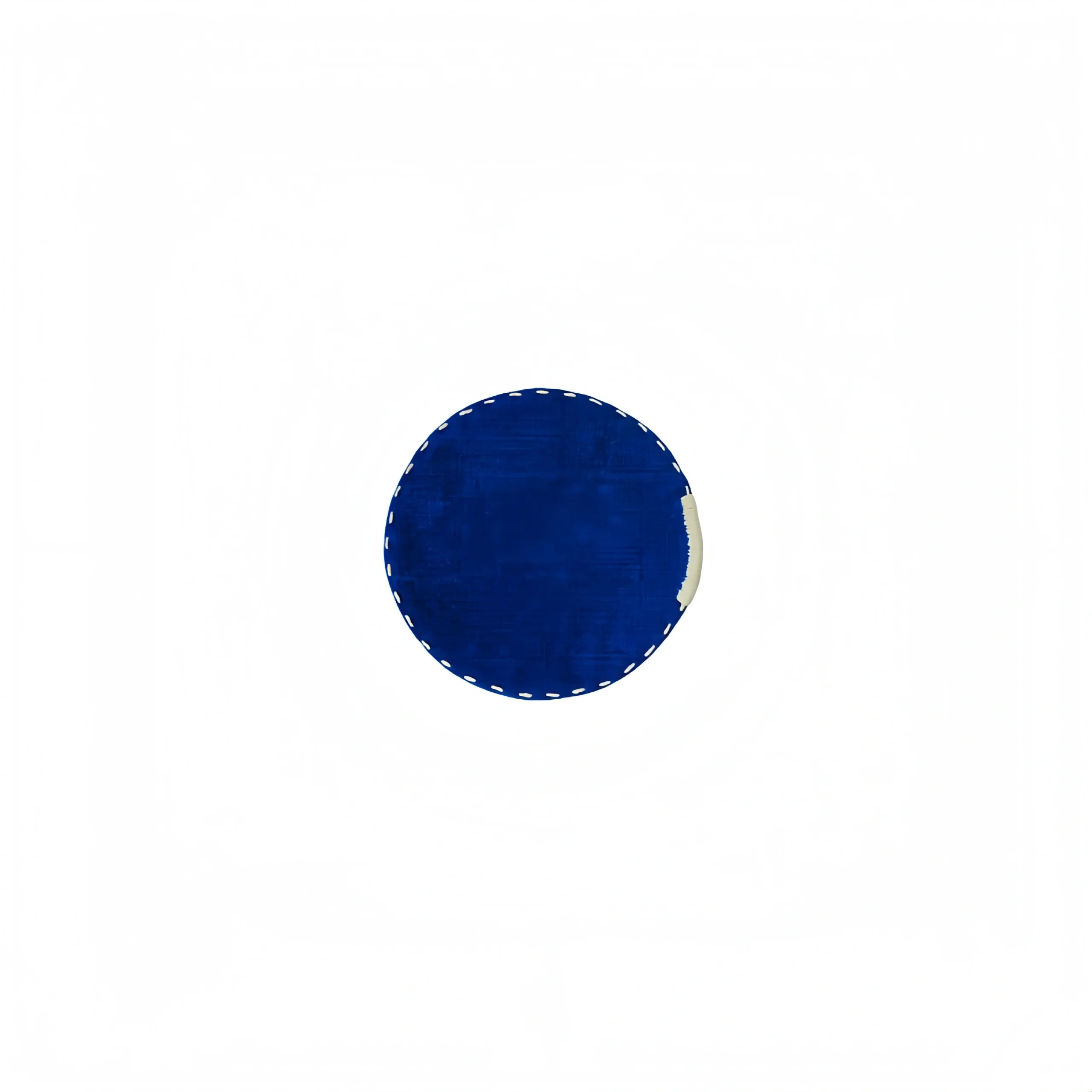 Dark Blue Round Coaster
