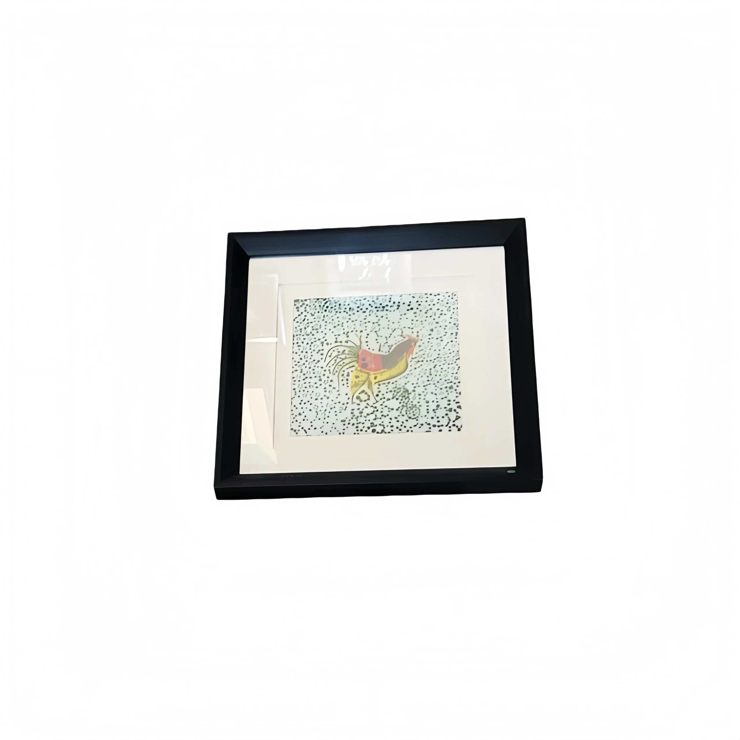 Rooster Porcelain Plaque Painting
