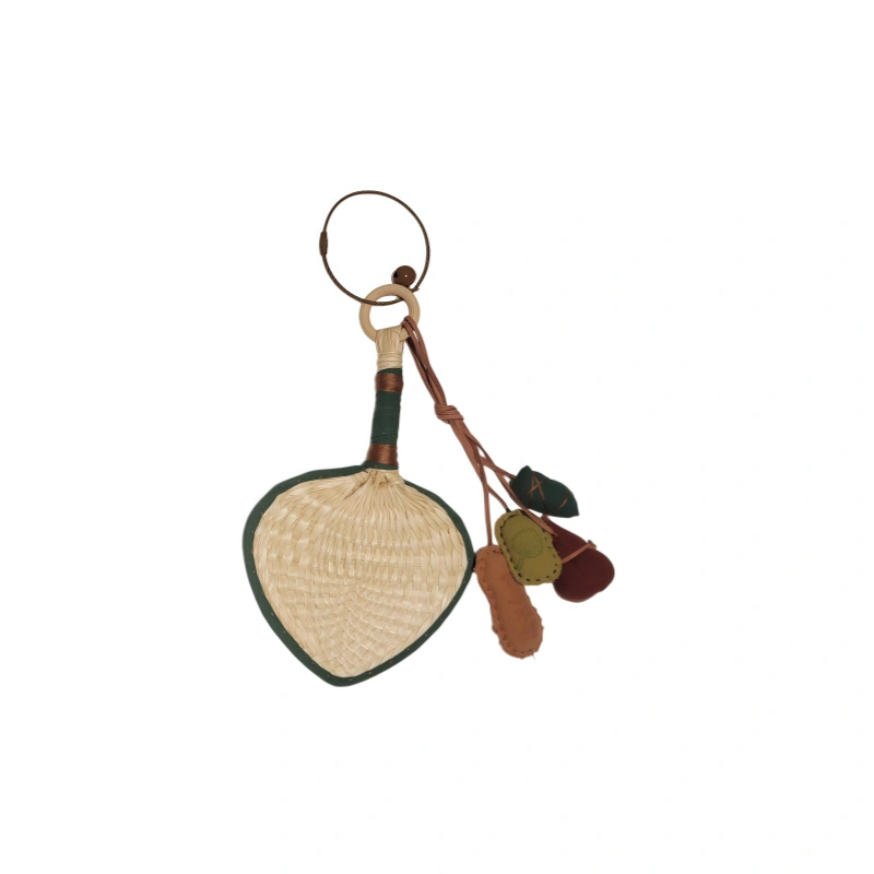 Handmade Rattan Fan Hanging Ornament